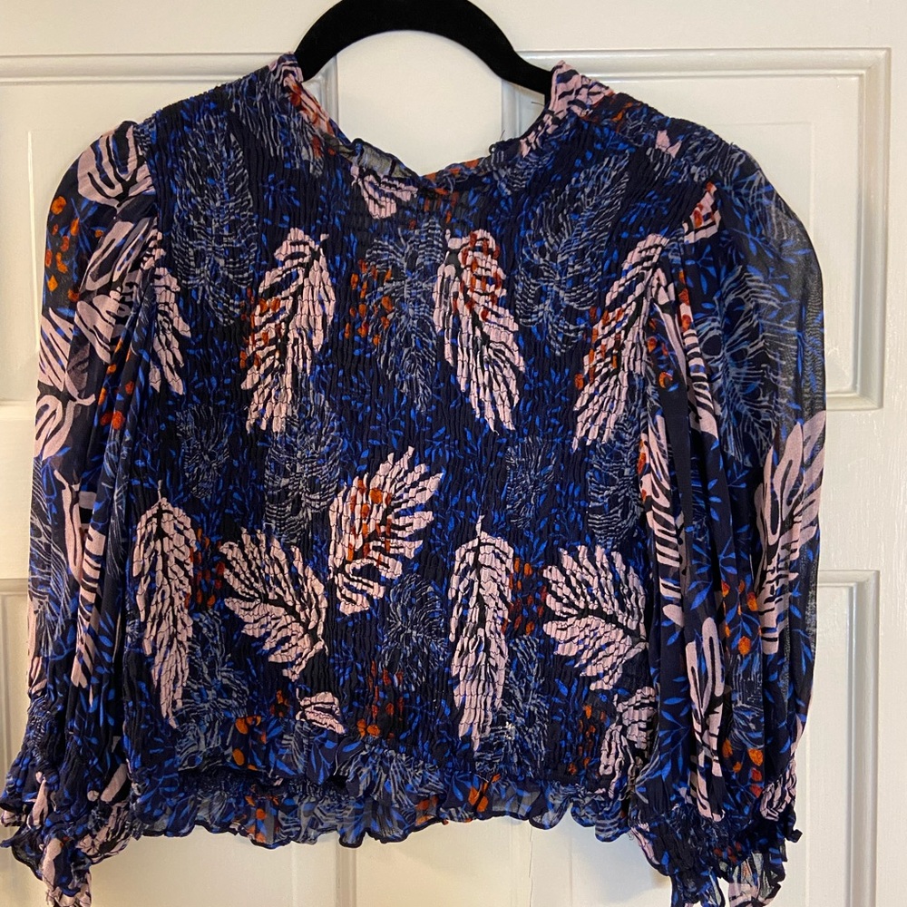 Zara breezy patterned blouse-Xsmall